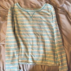 Blue and white long sleeve BARLEY WORN!!!!